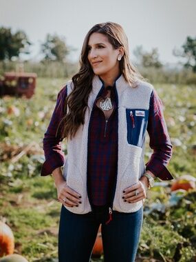 Madewell x Penfield® Lucan Fleece Vest ( IN BROWN)